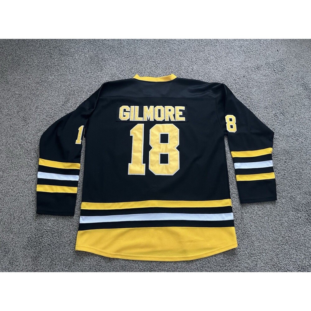 Happy Gilmore Boston #18 Movie Stitched Embroidered Hockey Jersey Size 2XL